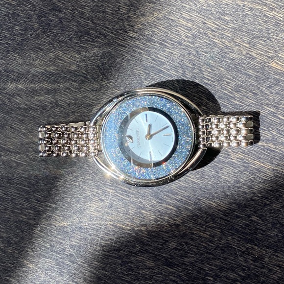 Swarovski Crystal Stainless Steel Silver Watch - Picture 10 of 14